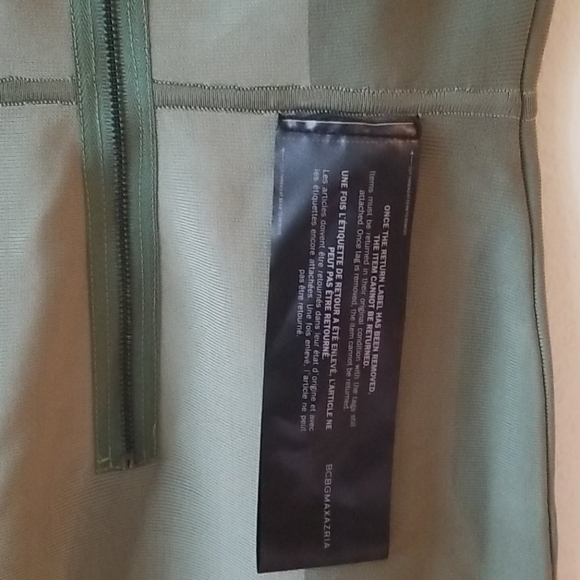 NWT BCBGMAXAZRIA Lace-Up Colorblock Sheath Dress - Picture 15 of 16